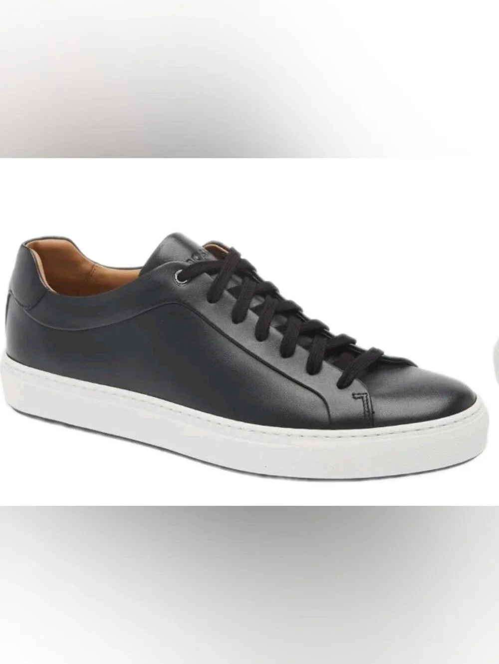 Boss Size 6 Mirage Black Trainers Low-Top Leather Sneaker MSRP $299